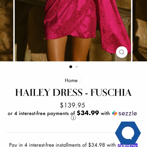 Pink mini dress- small - Picture 4 of 6